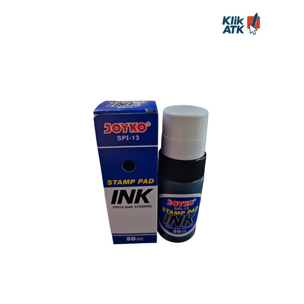 

Tinta Stempel / Stamp Pad Ink Joyko SPI-11 - SPI-14 Warna , HItam, BIru, Ungu Dan Merah - Per Botol