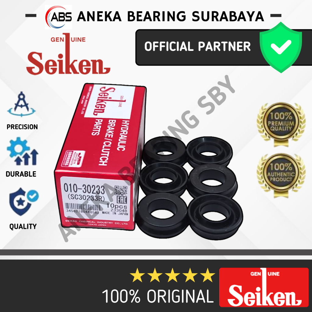 KARET REM DEPAN MITSUBISHI T210 SC30233R SEIKEN JAPAN ORIGINAL 010-30233  UKURAN 1.1/4  (HARGA 1KOTA