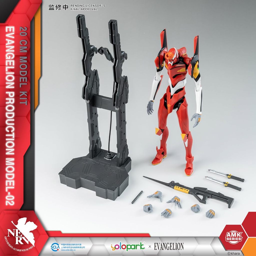 OBRAL FIGUR EVANGELION YOLOPARK - KIT MODEL NEON GENESIS EVANGELION SENJATA HUMANOID 7,87 INCI YANG