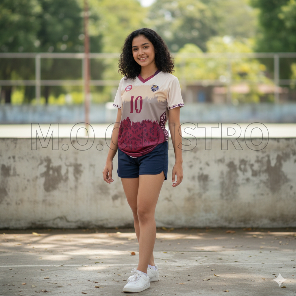 Kaos Jersey Voli Cewek Cowok Atasan Custom Full Printing Anak - Jumbo