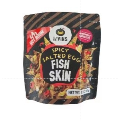 

Irvins Hot Bomb Spicy Salted egg Fish Skin 50gr
