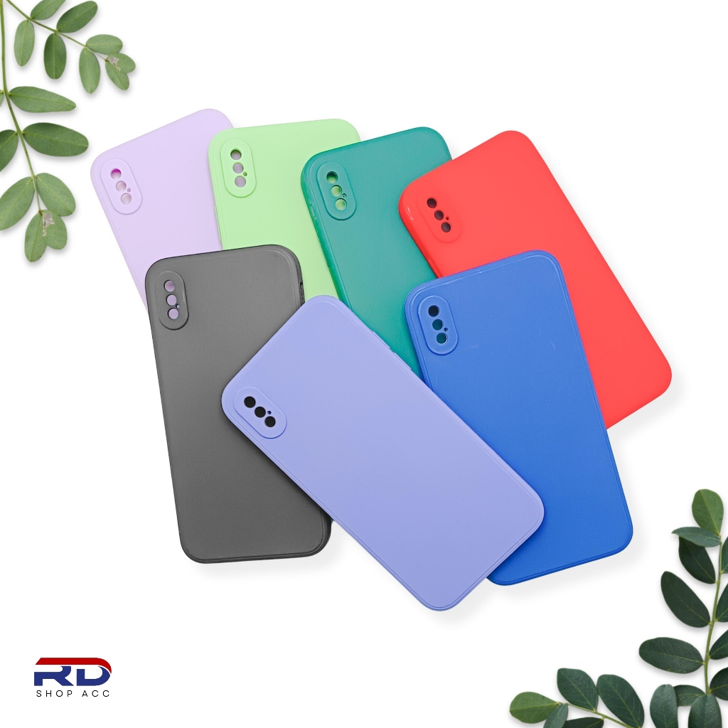 Softcase Vogue NC Silikon Case Candy Case Casing Lentur Bludru Anti Jamur iPhone X/Xs    -RD-