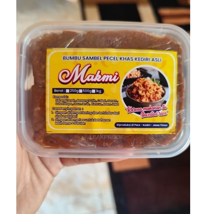 

BUMBU SAMBEL PECEL KHAS KEDIRI MAKMI 1KG || ASLI KEDIRI 100% || MANIS PEDAS GURIH