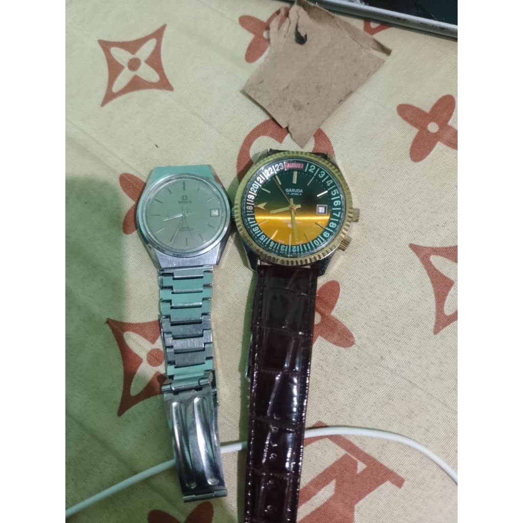 jam tangan jadul titus dan ggaruda