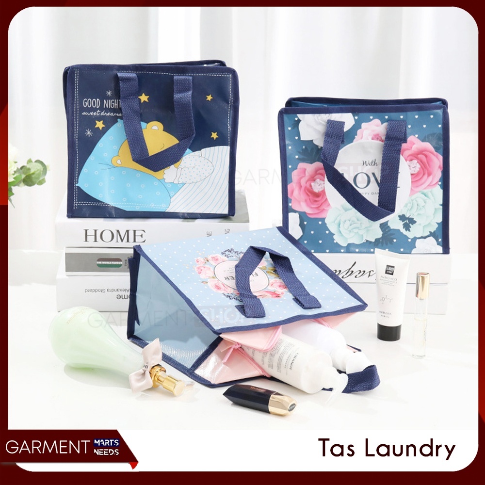 TLAURAH - Tas Jinjing Laundry Baju Tas Belanja Tas Kado Kapasitas Besar Hand Bag Serbaguna Murah Bag