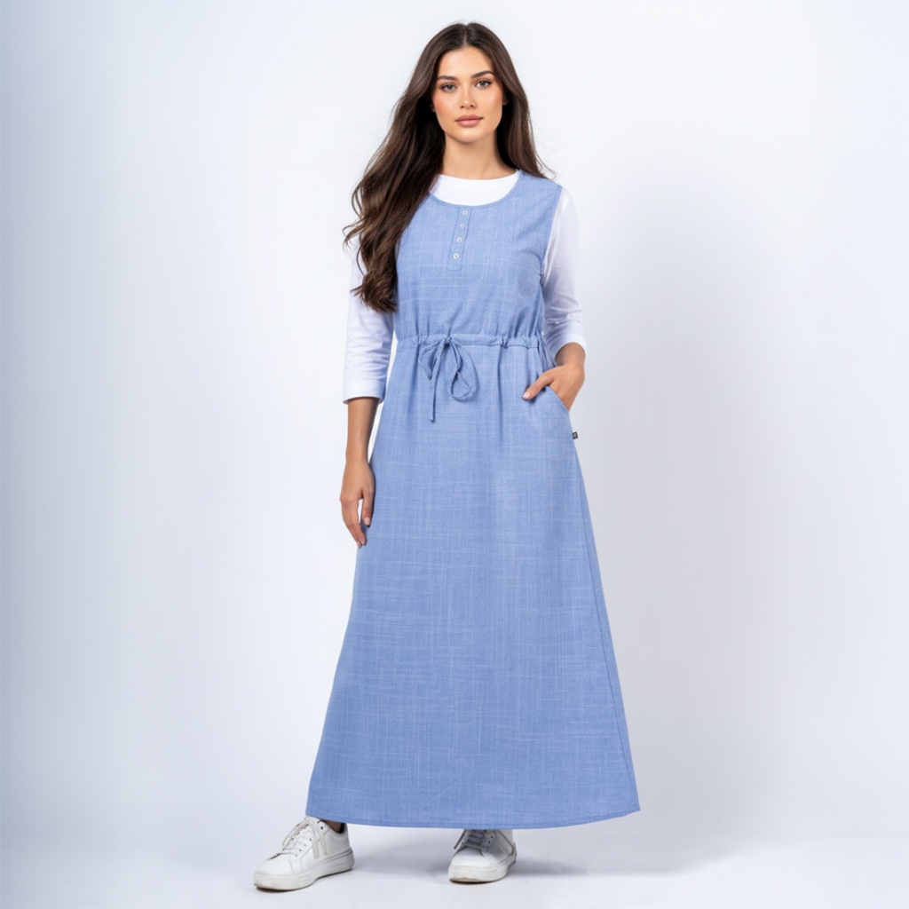 C2 Tienli Blue Overall Wanita