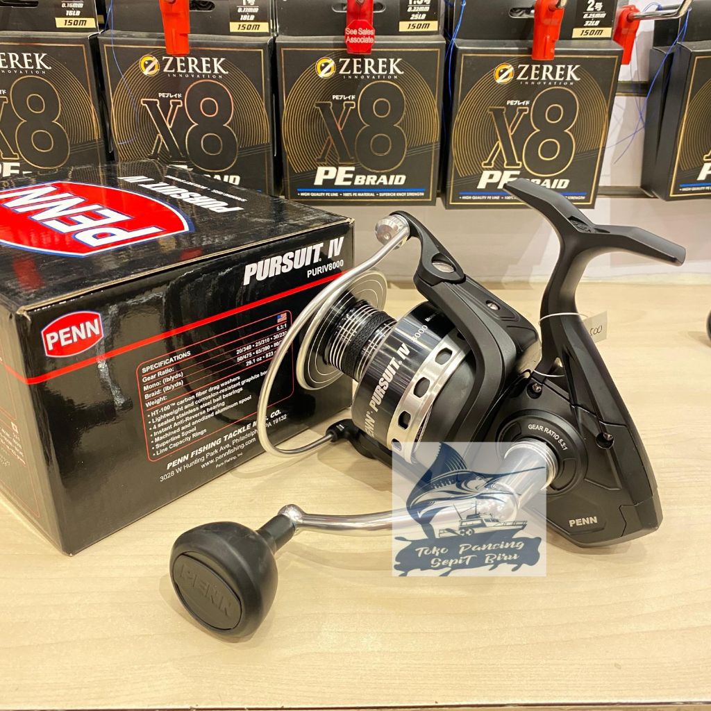 REEL PANCING PENN PURSUIT IV 8000 POWER HANDLE | REEL PANCING | REEL LAUT | REEL SPINNING | REEL MUR