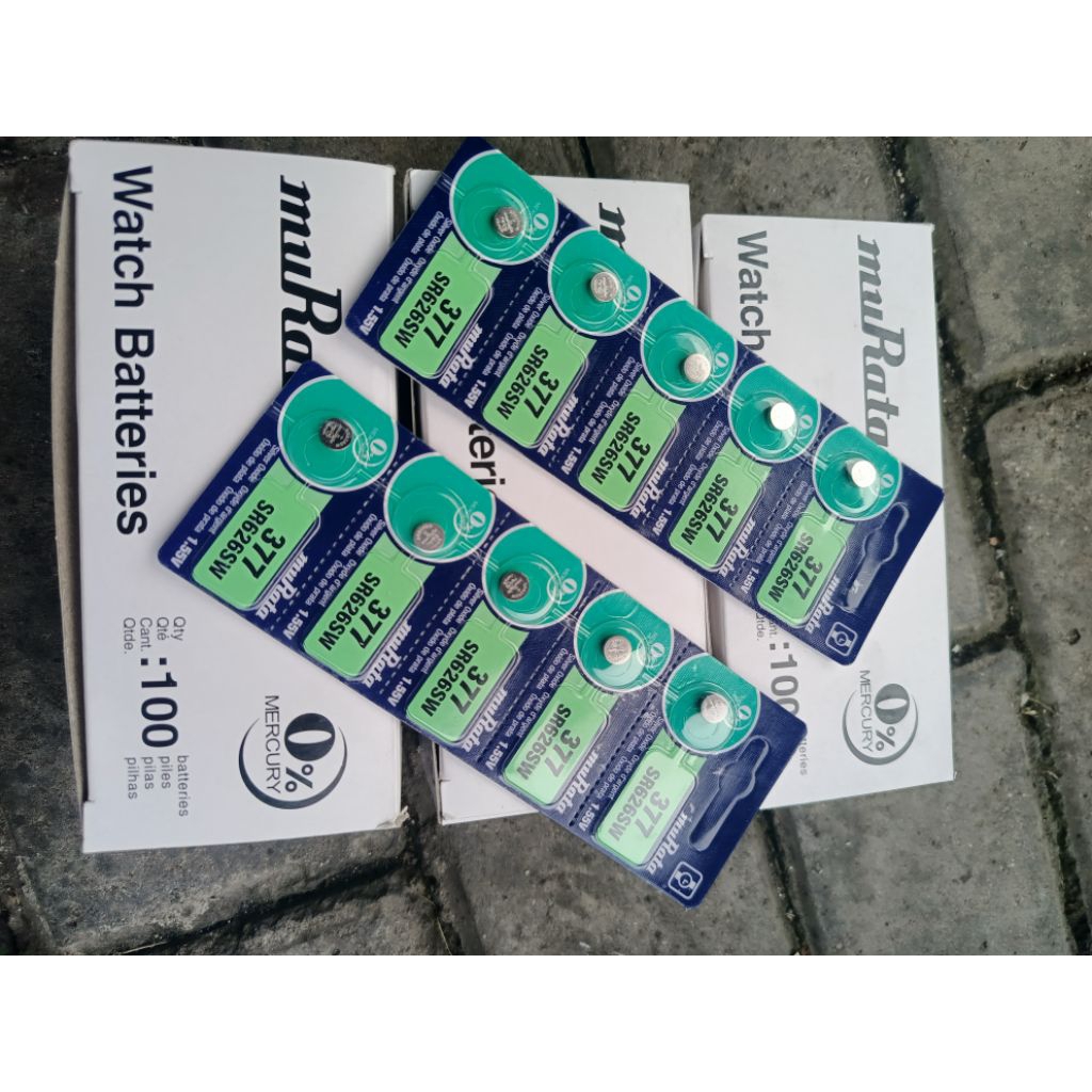 murata 377 SR626SW Baterai Jam muRata 626 SR626SW