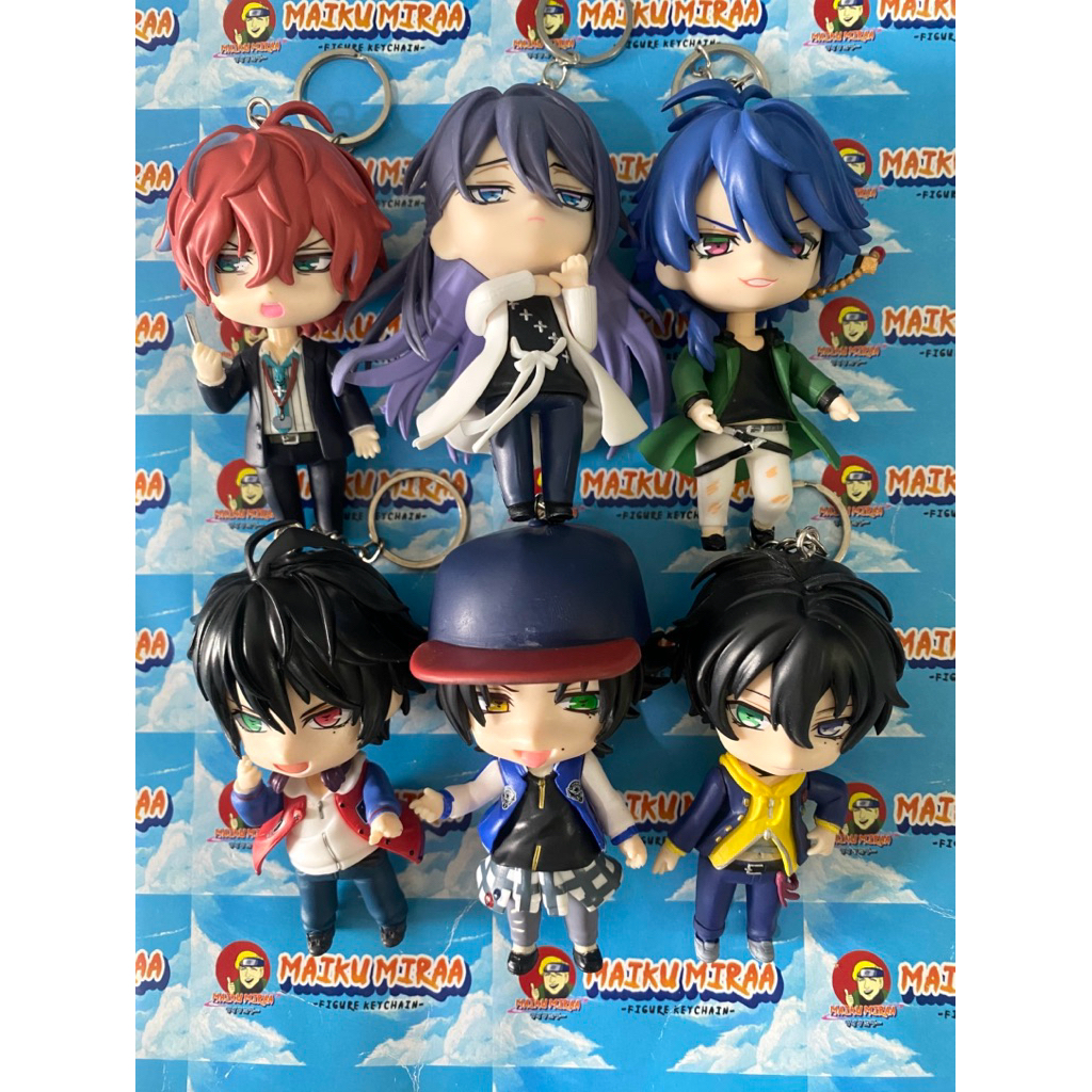 Figure Keychain / Gantungan Kunci Hypnosis Mic Ichiro yamada jiro saburo Doppo Kannonzaka Jakurai ji