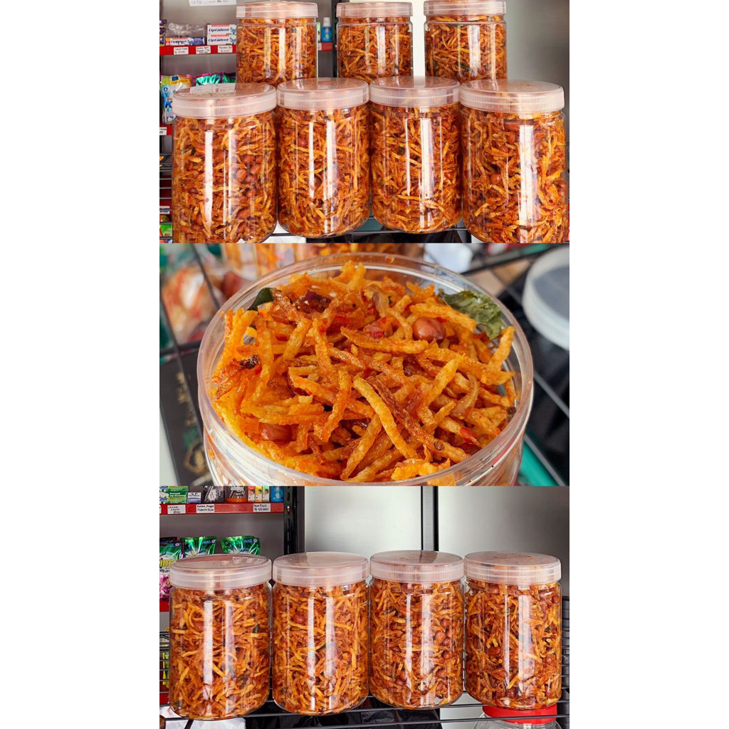 

Kering Kentang Mustofa manis pedas gurih