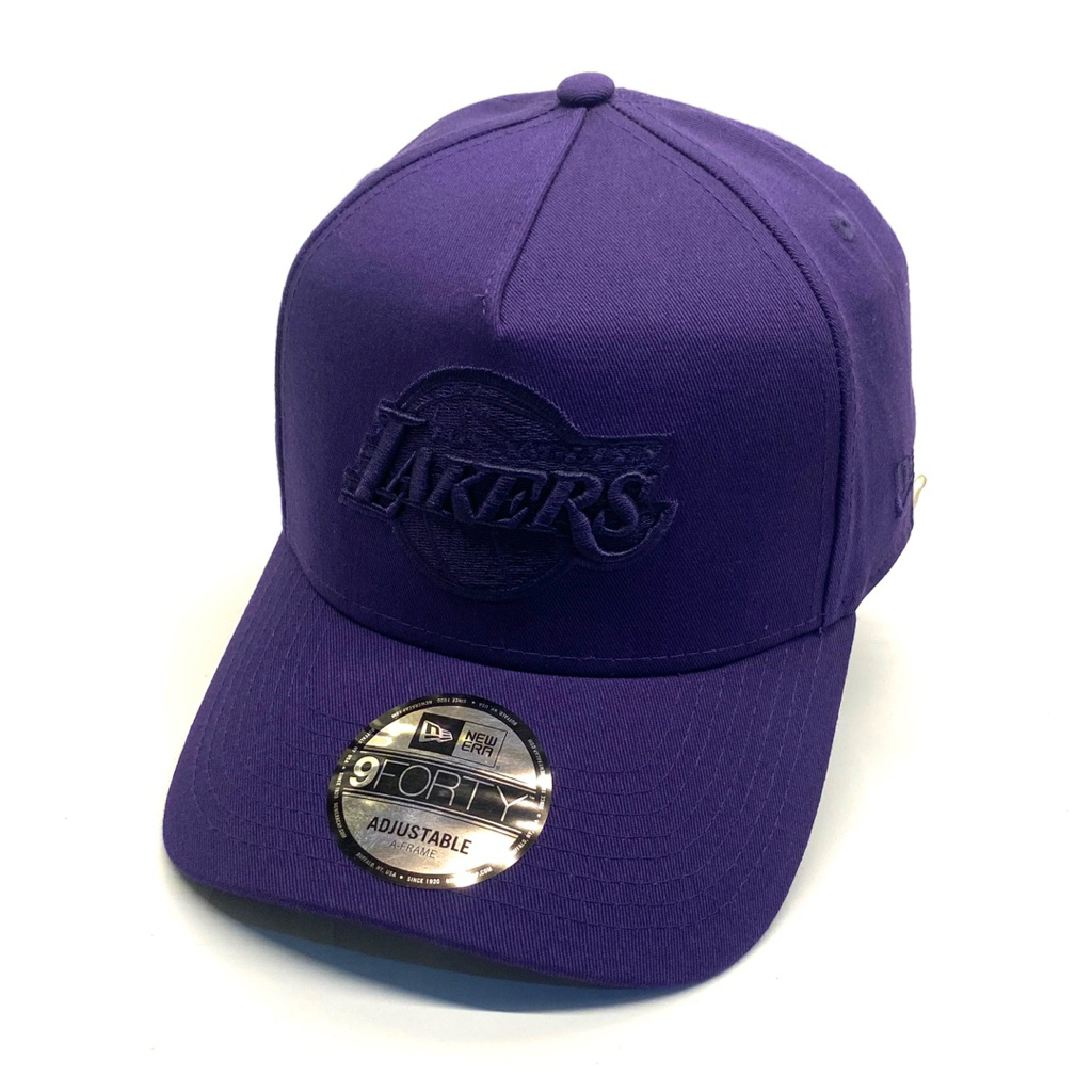 Topi New Era Original 9Forty A-Frame NBA LA Lakers Tonal Purple