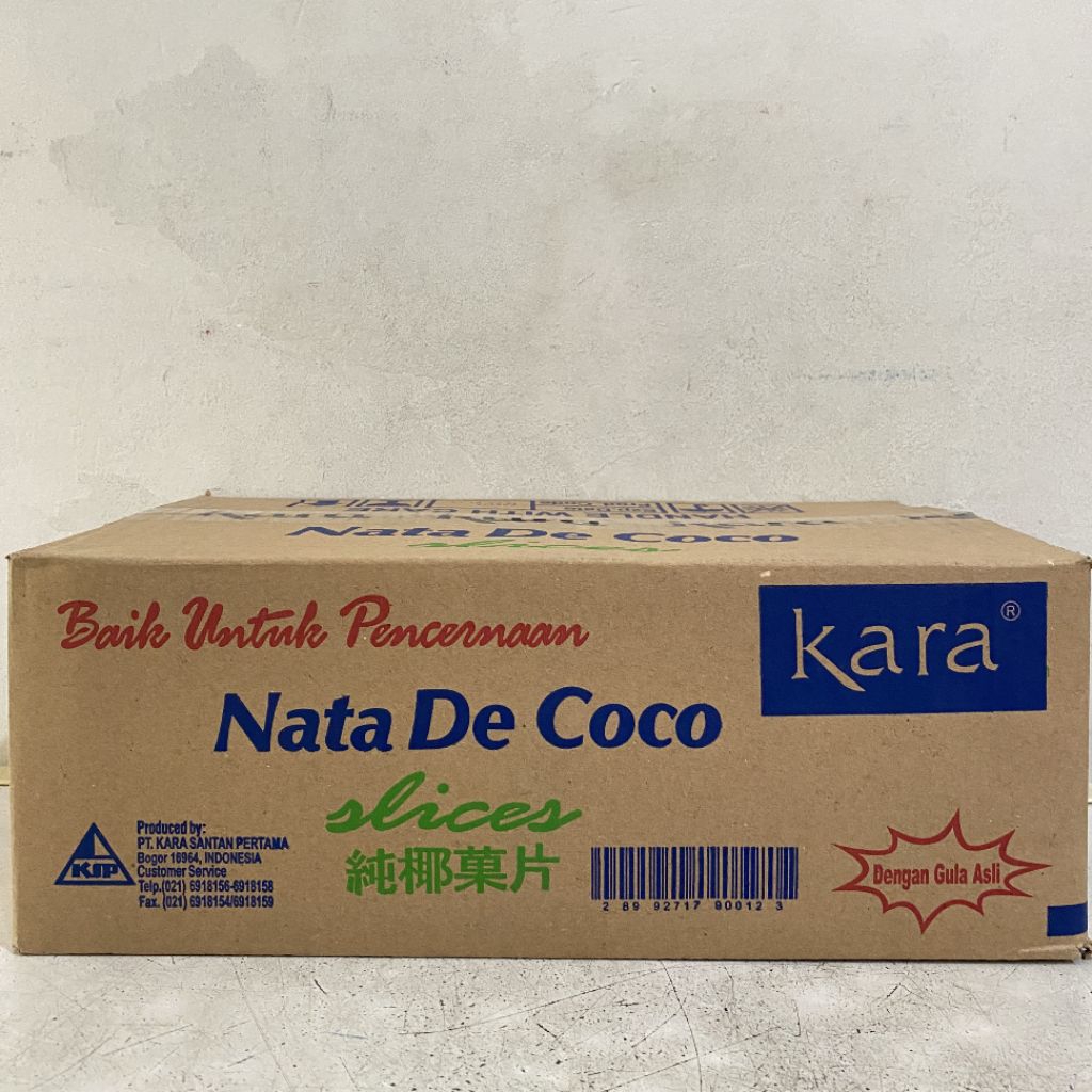 

Kara nata de coco SLICE 1 kg harga 1 dus isi 6 | nata de coco slice