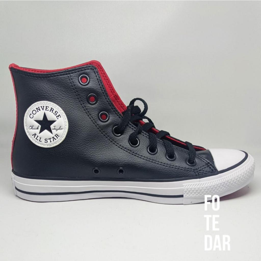 Converse Sepatu Chuck Taylor All Star Faux Leather 167119C, Size 40, 25.5 cm, Original dari MAP Indo