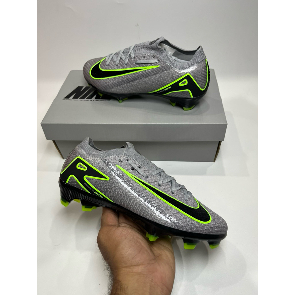 Sepatu Bola Z00m Vapor 15 Elite Abu B