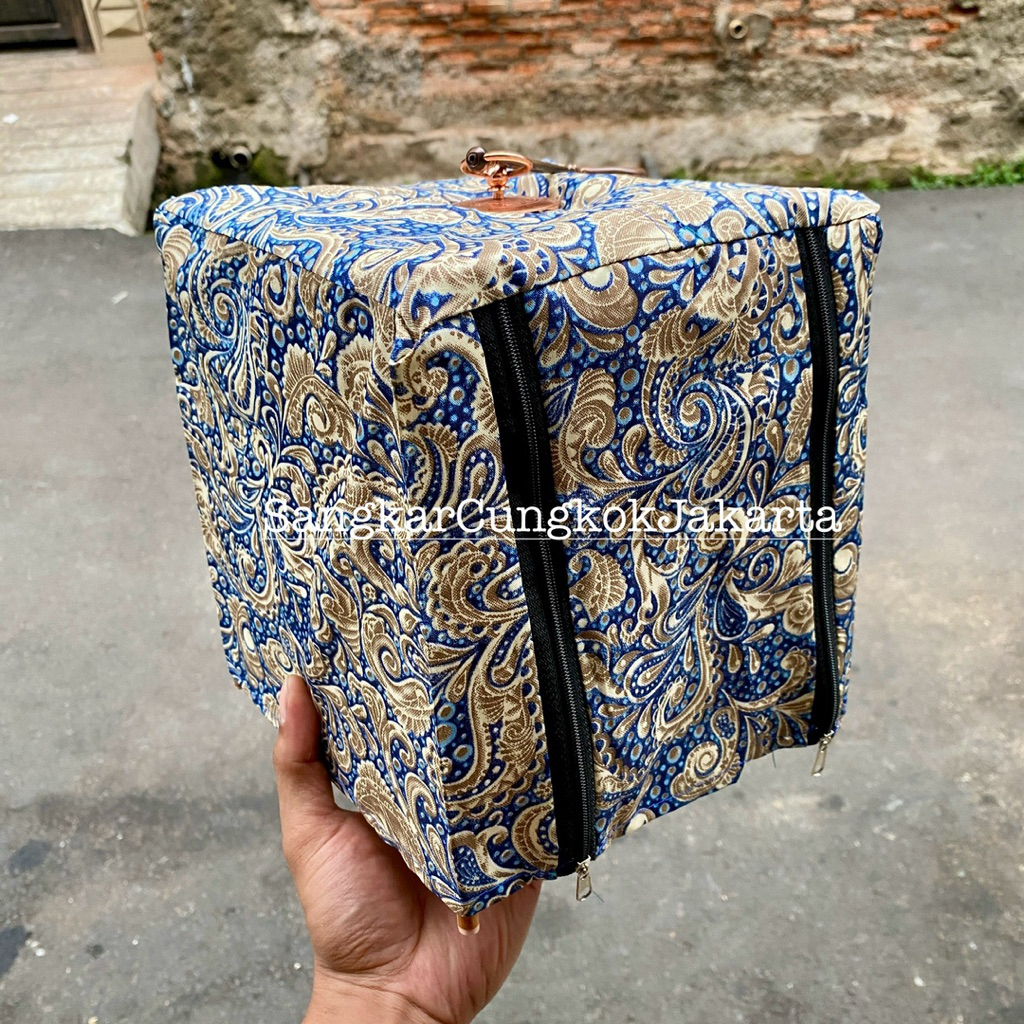 Kerodong Import Sangkar Cungkok Single Layer Nanjing Style