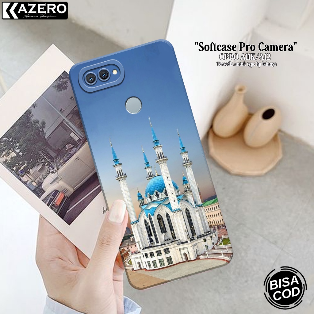 Case Hp OPPO A11K / OPPO A12 Fashion Case Masjid Silikon Pro Camera Softcase OPPO A11K / OPPO A12 Ca