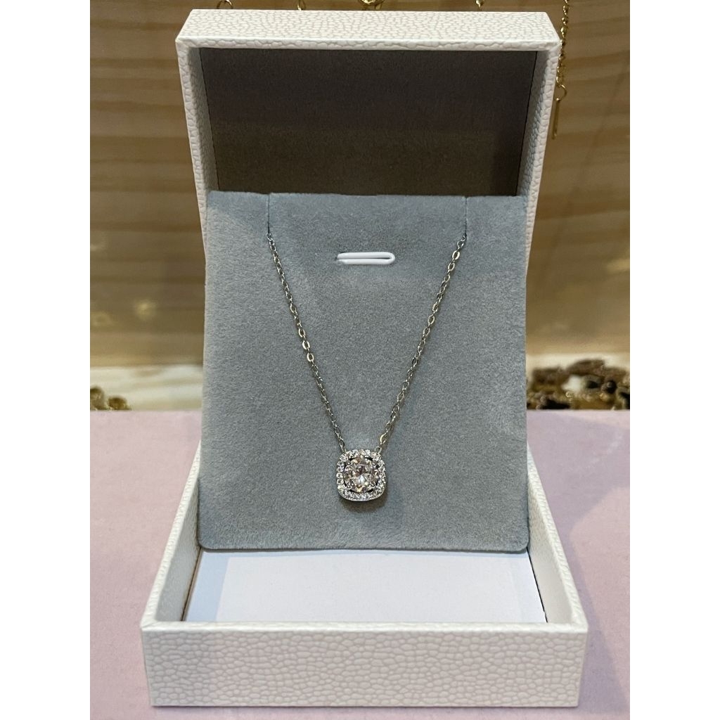 KALUNG PERAK MODEL PERMATA KOTAK