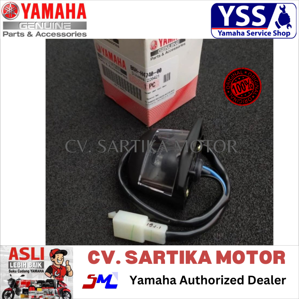 Lampu plat nomor belakang Yamaha All New NMax B6H-H4740-00