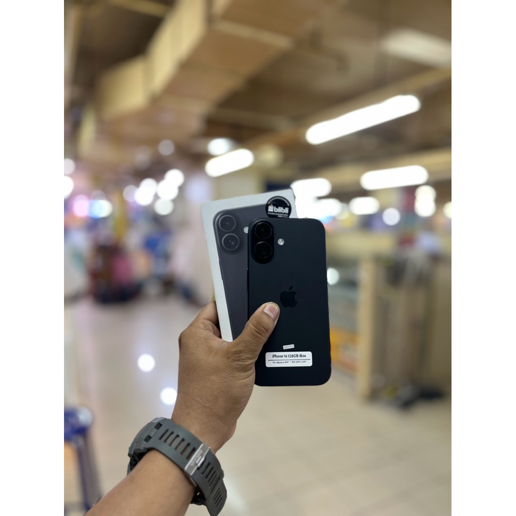 Iphone 16 128Gb Ibox Fullset Original Cc 19X Garansi Agustus 2026