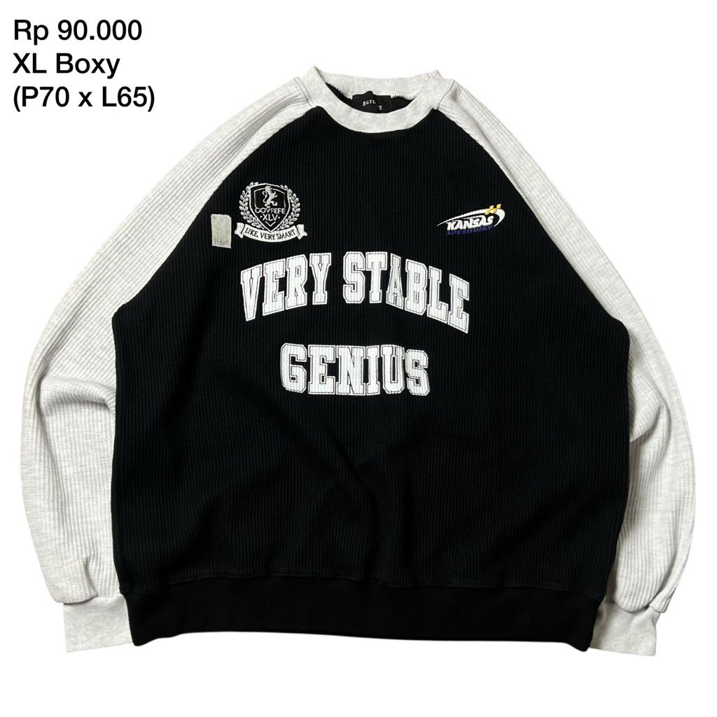 CREWNECK Y2K / BOXY / VINTAGE 11 SEPT 25