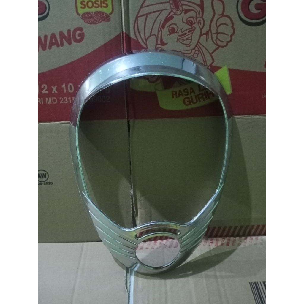 garnis topi lampu depan Scoopy karbu scond