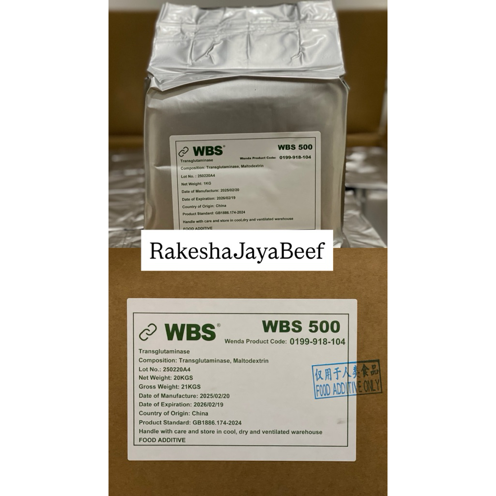WBS 500 - 1kg (Kemasan Original) Perenyah / Kress bakso, pentol, dimsum, dll