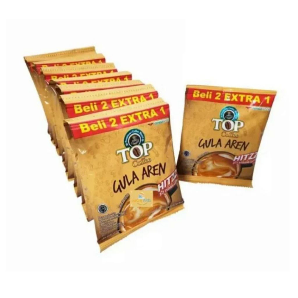 

TOP COFFEE GULA AREN ( 1 RENCENG 15 SACHET )