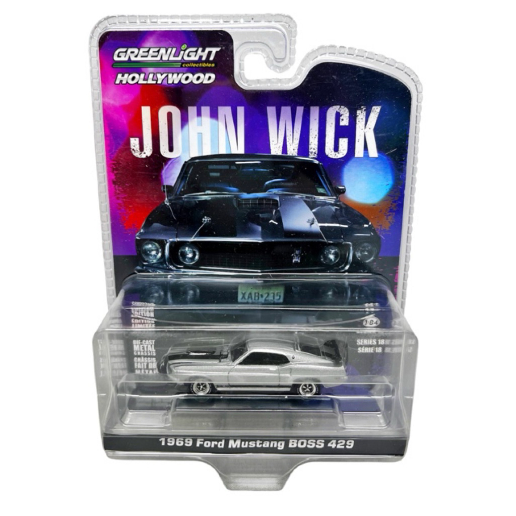 Greenlight 64 1969 Ford Mustang BOSS 429 John Wick