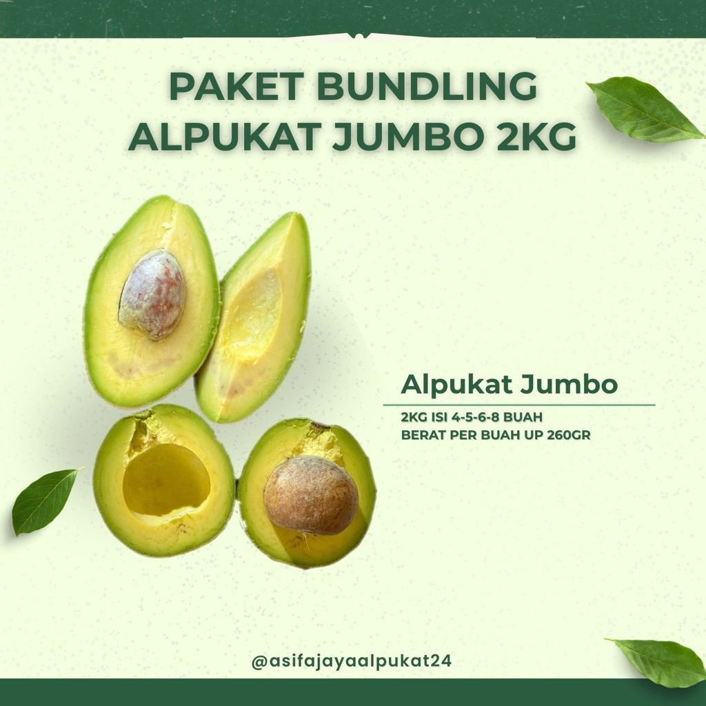 

Asifajaya | Alpukat Mentega Lokal Besar Paket 2kg Mentah