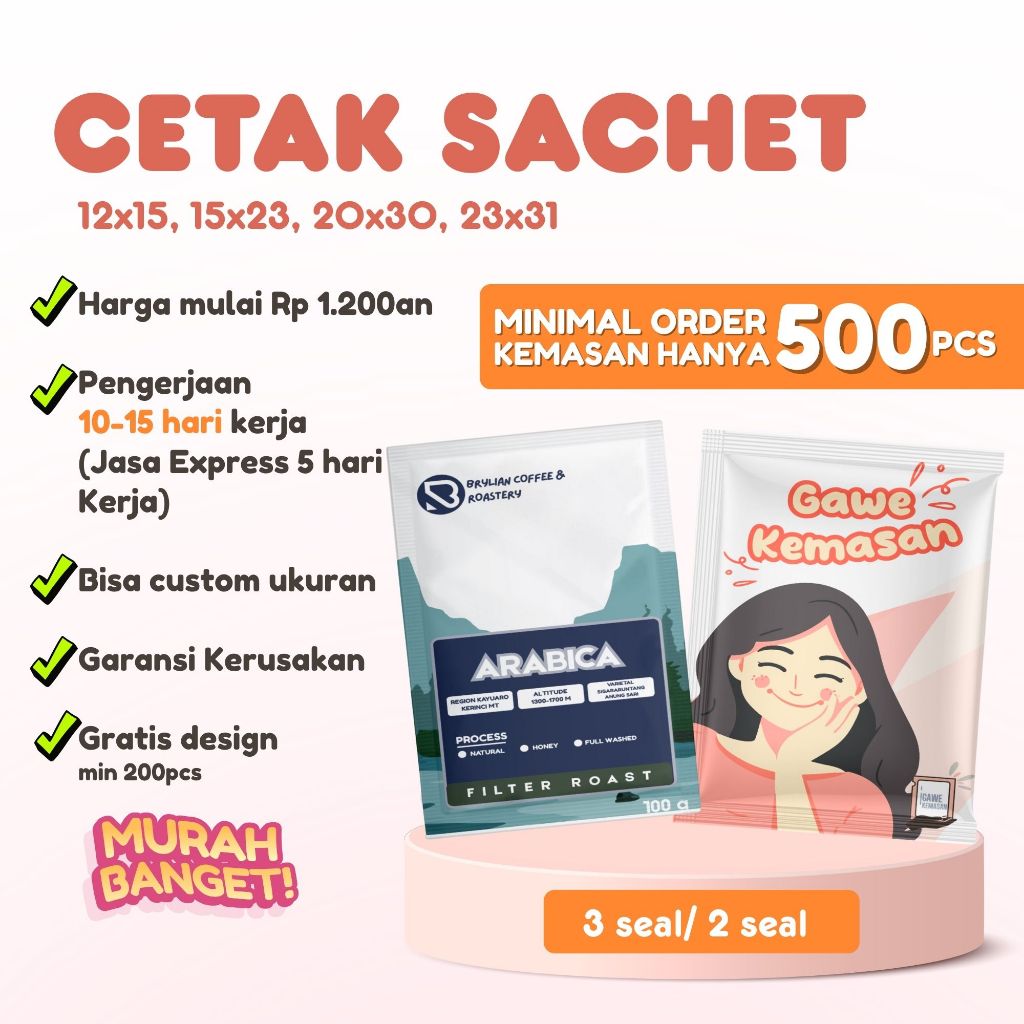 

CETAK SACHET SIDESEAL DAN CENTERSEAL CUSTOM MOQ 500