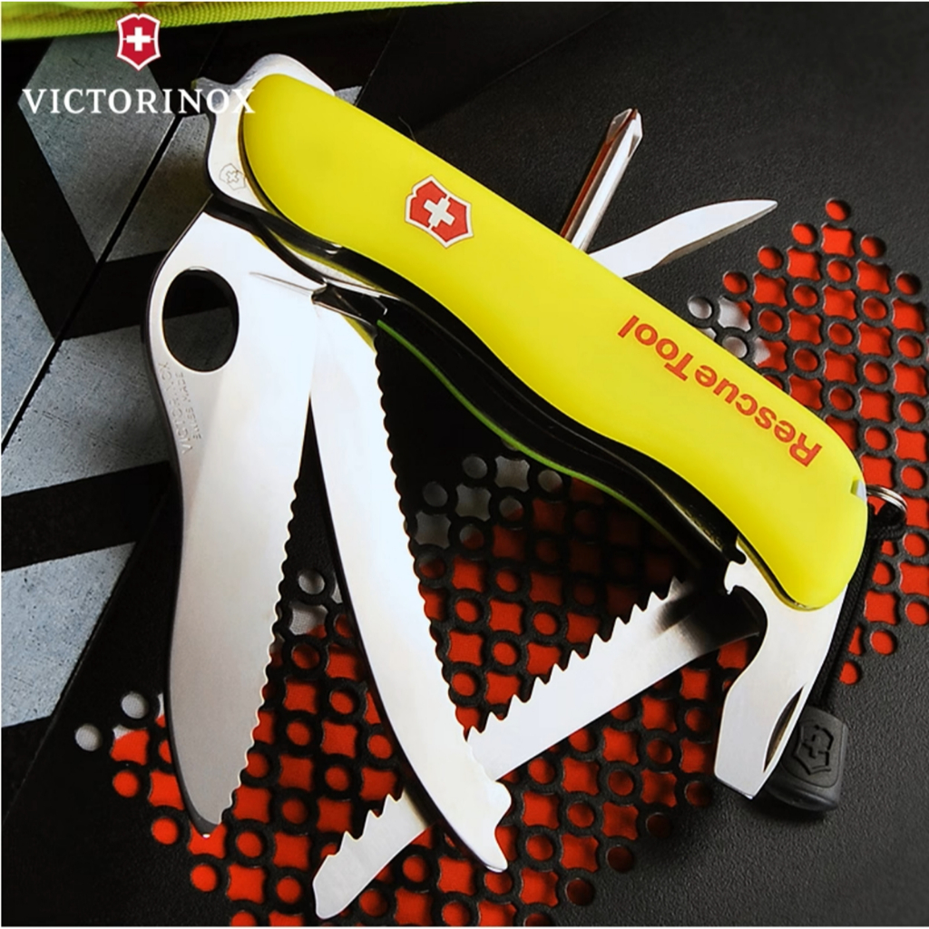 Pisau lipat pocket knife multitools victorinox rescue tool MW 0.8623.MWN original swiss