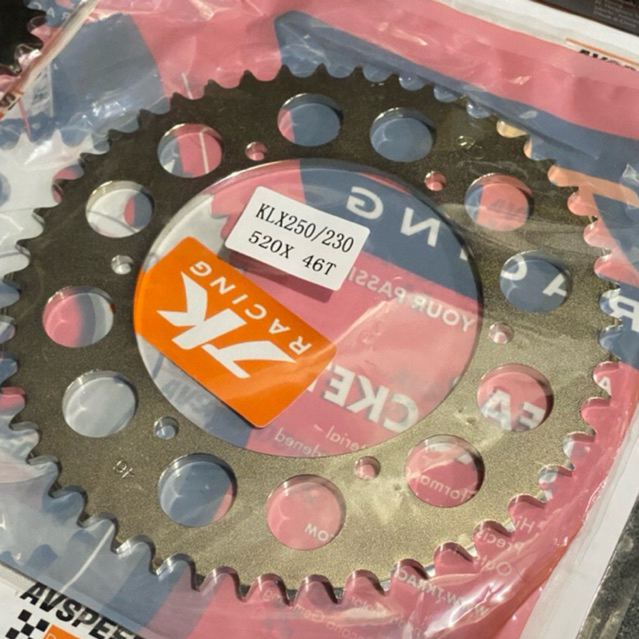 GIR GEAR BELAKANG TK KLX 250/230 SIZE 520 - ( 45T -55T ) TK RACING ORIGINAL 100%