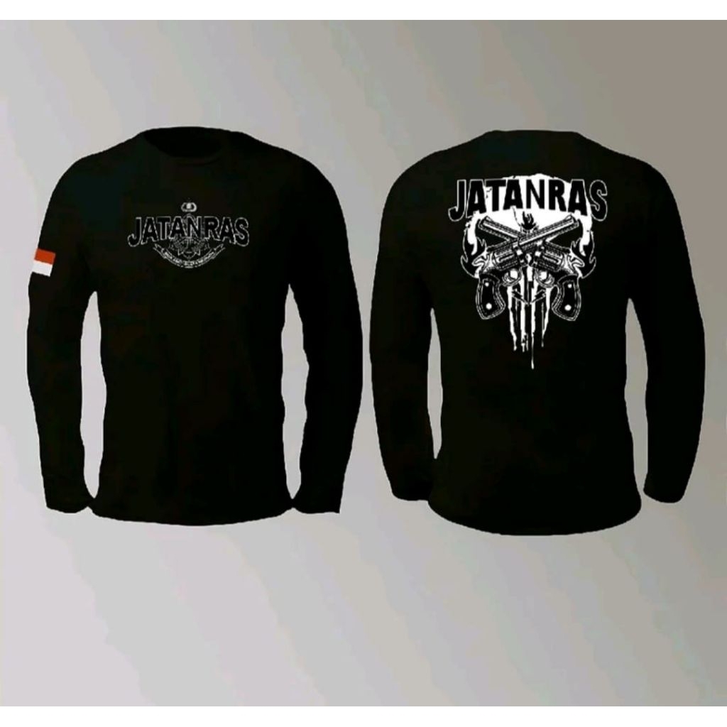 Kaos Lengan Panjang Jatandas Desain Skull