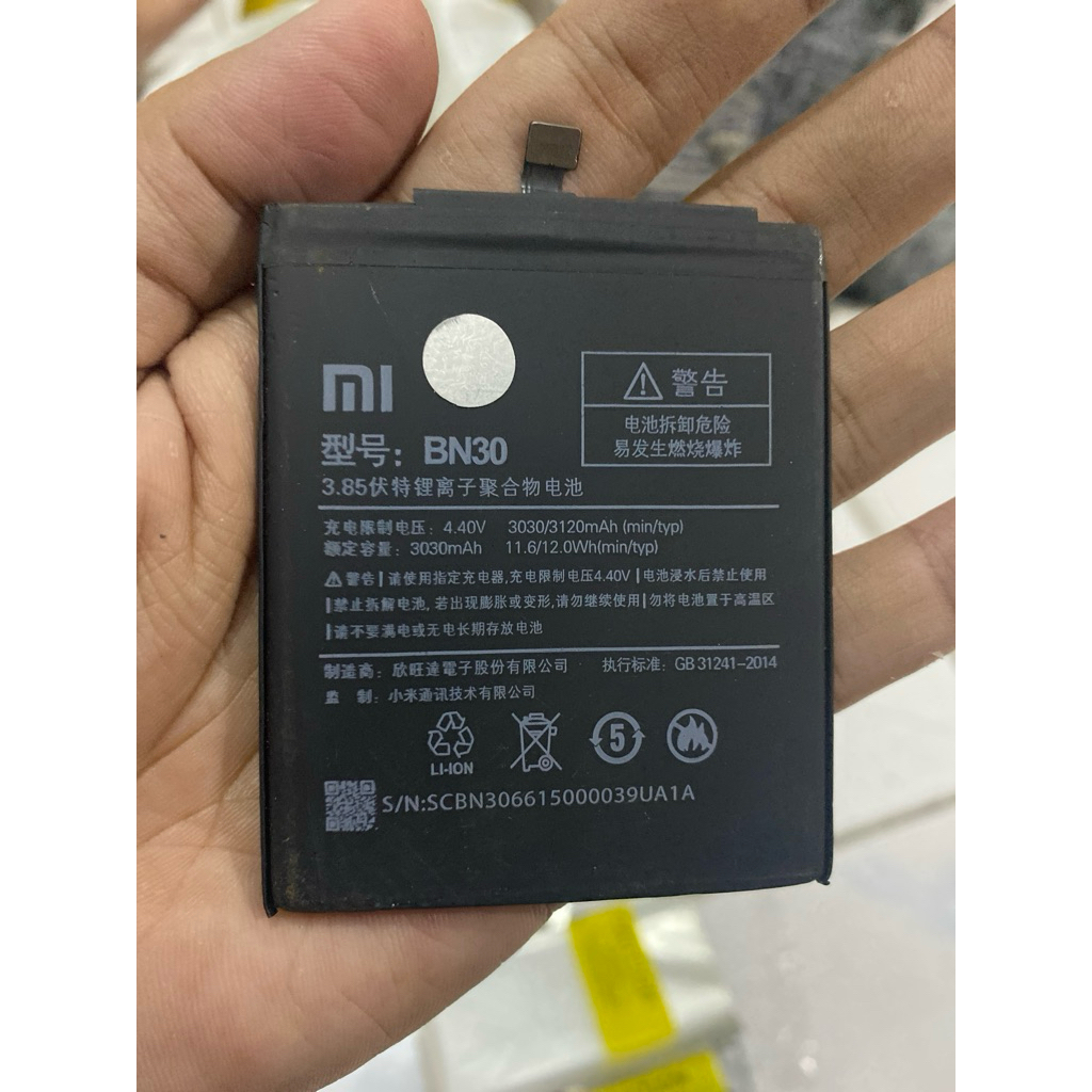 BATRE BATRAY REDMI 4A BN30 ORI99