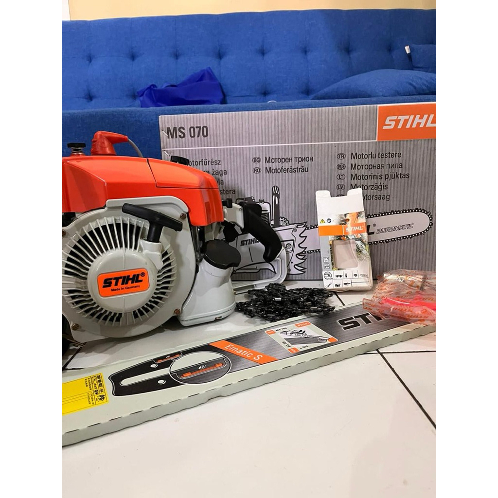 TERMURAH  MESIN CHAINSAW  STIHL MS070 36" / Mesin Gergaji Kayu Chainsaw STIHL MS 070 36 Inch - Mesin