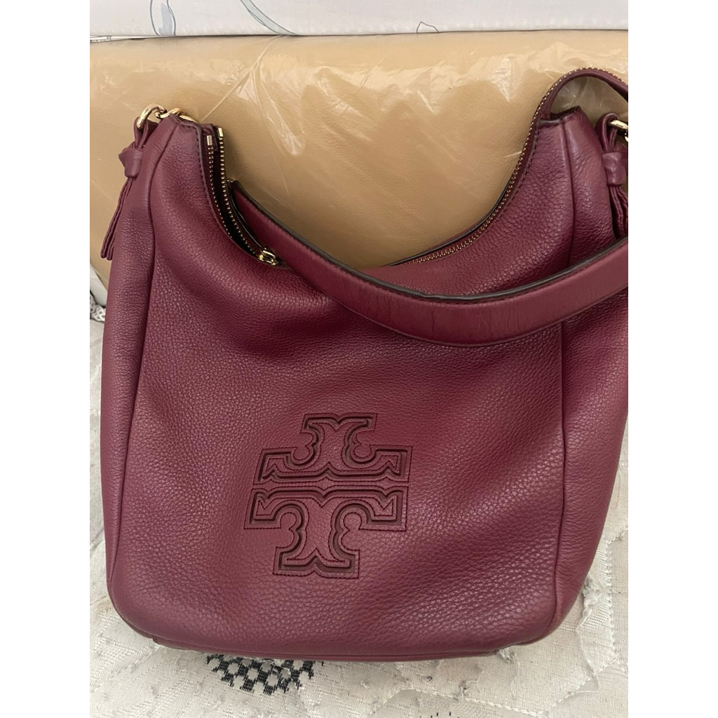 Preloved Tory Burch bag (maroon)