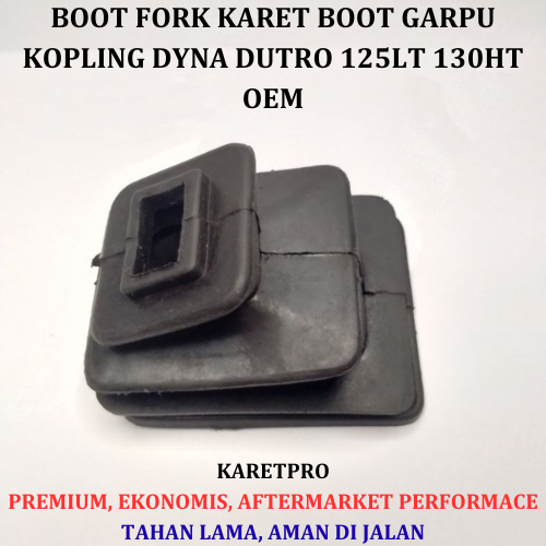 BOOT FORK KARET BOOT GARPU KOPLING DYNA DUTRO 125LT 130HT OEM