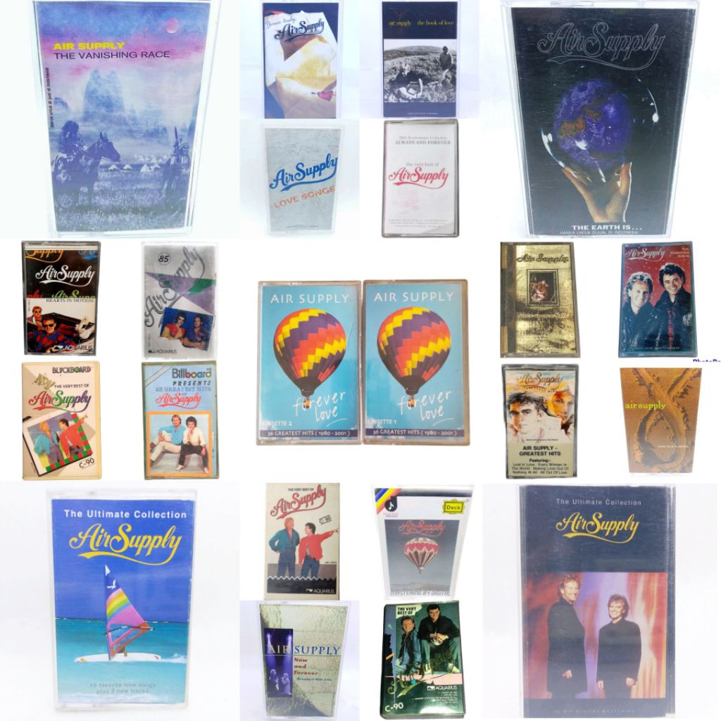 Kaset pita AIR SUPPLY - the vanishing race - ultimate collection - the one that you love - the earth