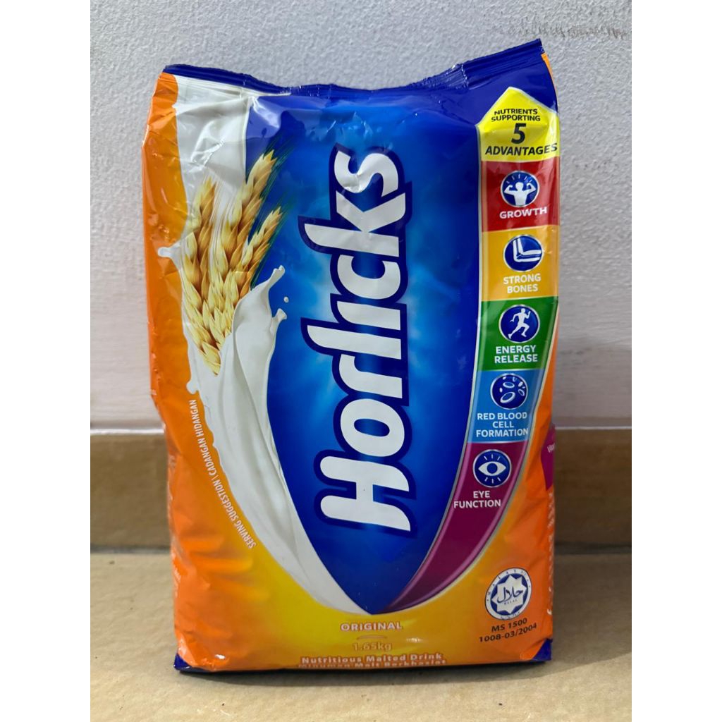 

Horlicks Original 1,65kg Susu Malaysia / Nutritious Malted Drink / Minuman Malt Berkhasiat