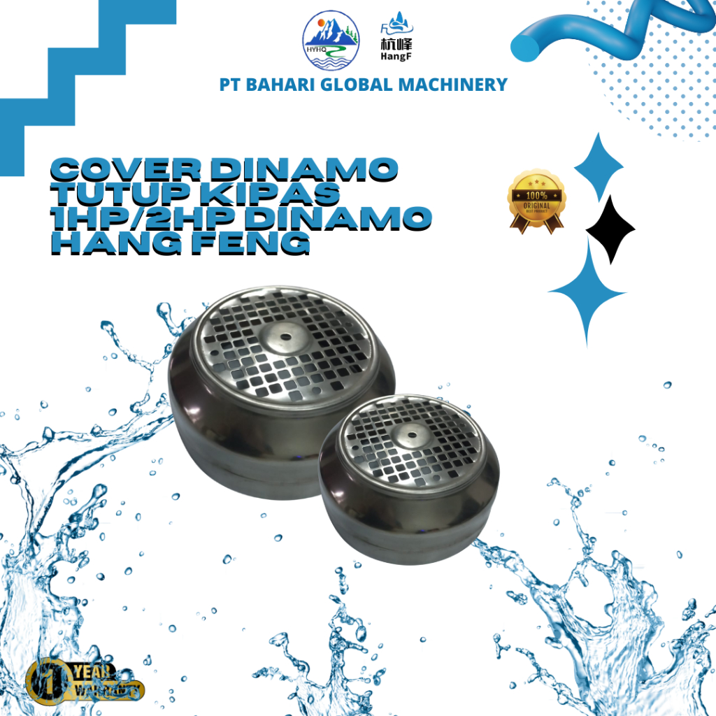 Cover Dinamo Tutup Kipas Dinamo 1hp/2hp HANGFENG