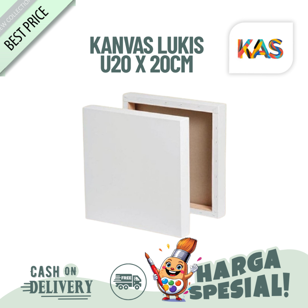 

Kanvas Lukis U20 x 20CM Canvas Board Alat Lukis Media Lukis Murah- Satuan