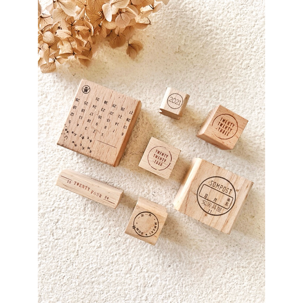 

Preloved Calendar Rubber Stamp Collection from Sumthingofmine, penspaperplanner & Hanen Studio