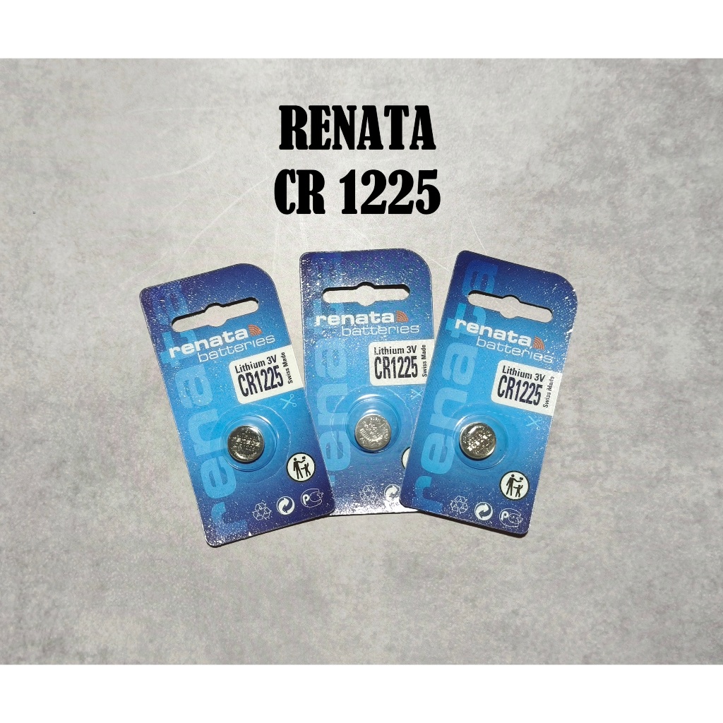 ORIGINAL BATERAI RENATA CR 1225 CR1225 LITHIUM 3V ASLI