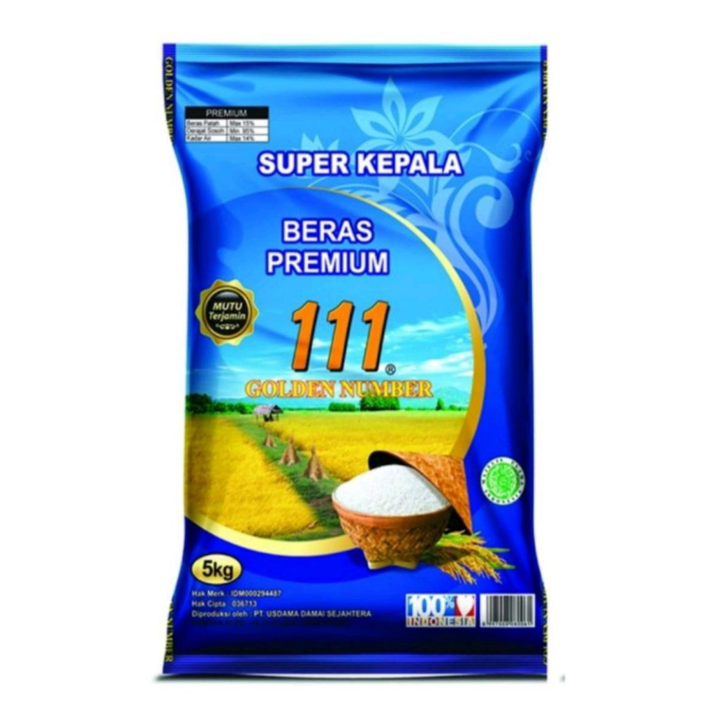 

Beras Premium GOLDEN NUMBER 111 @ 5kg