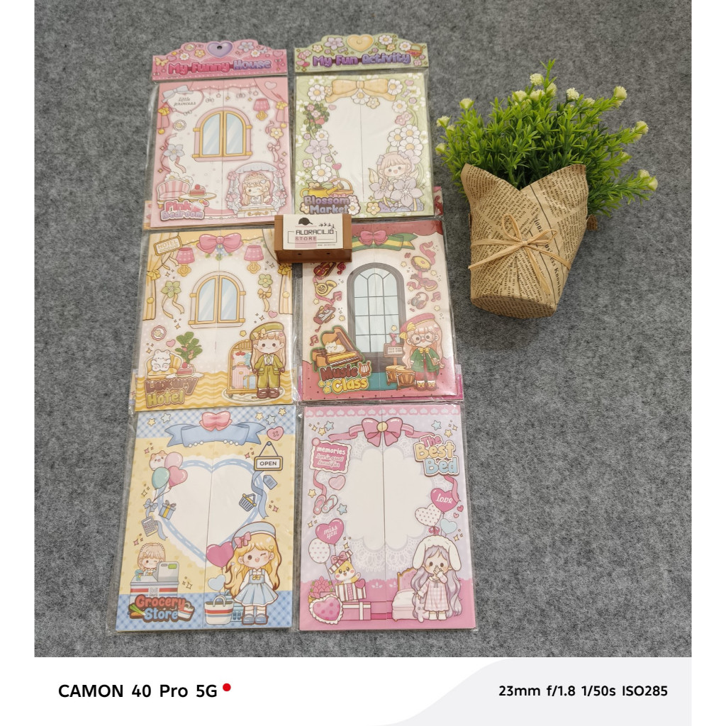 

Aldracil AF003 Sticker My Funny House My Fun Activity Stiker Anak Lucu Murah Karakter Momo Labubu