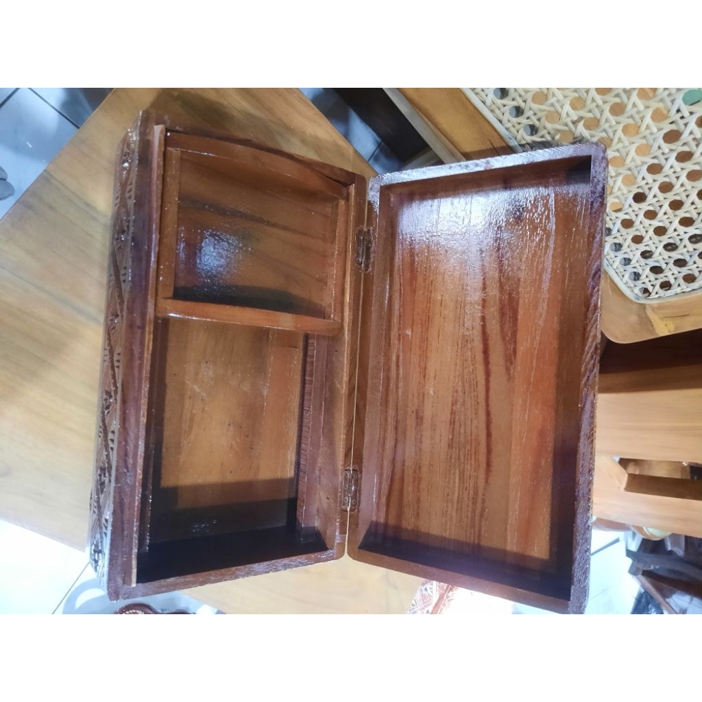 kotak perhiasan ukir-kotak perhiasan kayu jati