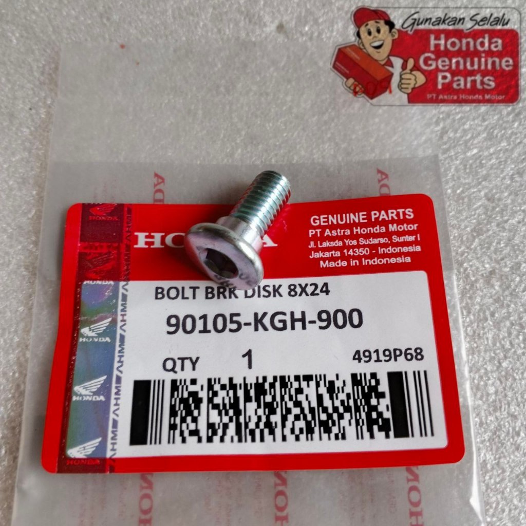 Baut Piringan Cakram KGH Beat Fi Esp Original Asli Honda