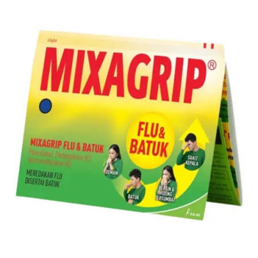 MIXAGRIP FLU DAN BATUK STRIP TABLET - OBAT FLU DAN BATUK