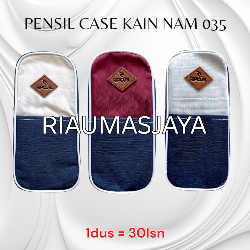 

PENSIL CASE KAIN NAM 035 / TEMPAT PENSIL RESLETING KAIN