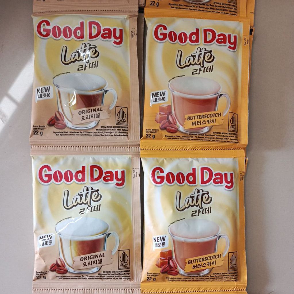 

Good day Latte Original / BUTTERSCOTCH - 1 renceng